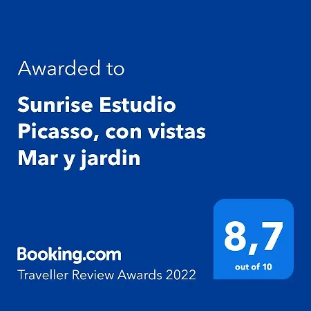 Sunrise Estudio Picasso, Con Vistas Jardin Y Mar